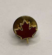 Canada Maple Leaf Canadian Patriotic Country Enamel Lapel Hat Pin Pinback - $5.95