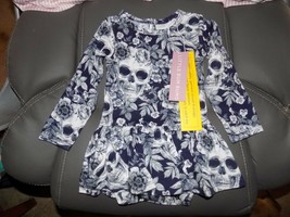 Little Bum Bums Skeletons In The Closet Ruffle Dress Size 12/18 Months New - £128.37 GBP