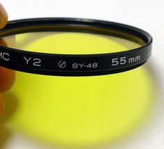 Kenko MC 55mm Yellow Y2 filter SY-48 -  excellent condition - $39.35