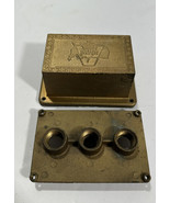 American Products Outlet Box 3 Hole Brass Cover Swim Pool Junction Box 3881 - £38.45 GBP