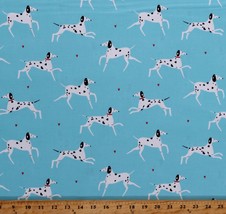 Cotton Dalmatians Dogs Puppies Pets Animals Fabric Print by the Yard D755.17 - £9.37 GBP