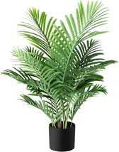 Fopamtri Fake Majesty Palm Plant 3 Feet Artificial Majestic Palm Faux Ravenea - £39.11 GBP