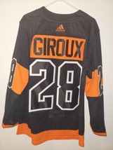 Adidas Authentic Nhl Philadelphia Flyers Giroux Black Primegreen Jersey Size 46 - £54.50 GBP