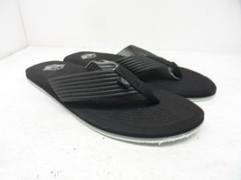 Dockers Men&#39;s Thong Flip-Flops Black/Grey Size 11/12M - £16.76 GBP