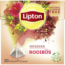 Lipton - ROIBOS and HIBISCUS  - 20 x 4 = 80 tea bags (pyramids) - $32.93