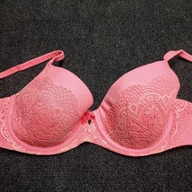 Body by Victoria Secret Bra Women 32DDD Pink Lined Demi Cup Underwired - $18.49