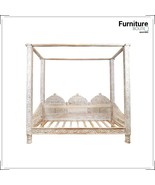 Furniture BoutiQ Handcarved Canopy Daybed - £3,266.40 GBP