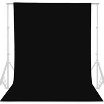 8Ftx10Ft Black Backdrop Background For Photography Photo Booth Backdrop ... - £37.01 GBP