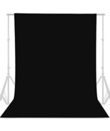 8Ftx10Ft Black Backdrop Background For Photography Photo Booth Backdrop ... - £34.39 GBP