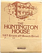 The Huntington House, Cap May, NJ, Match Book Matches Matchbook - £9.41 GBP