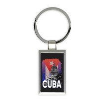 Cuba Cuban Flag La Habana : Gift Keychain Capital Capitol National Independence  - £6.36 GBP