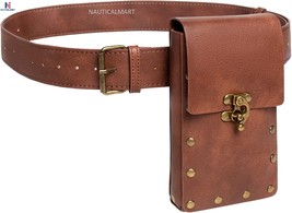 Retro Belt Pouch Waist Bag Womens Fanny Pack Cellphone Holder Steampunk ... - $39.70 CAD