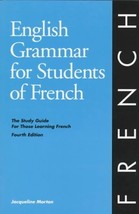 English Grammar for Students of French: The Study Guide for Those Learni... - $34.65