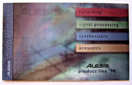 Alesis Studio Electronics 1998 Catalog Synthesizers Recording Signal Pro... - £15.47 GBP
