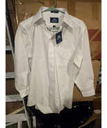 Stafford Dress Shirt Men Tag Size 15 32 White Wrinkle Free Long Sleeve Nwt - $15.15