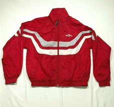 The Ohio State University Jacket Mens M Champion Red Full Zip Chest Logo... - £22.41 GBP