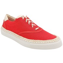 Kate Spade Women Espadrille Sneakers Boat Party Size US 7.5B Coral Rose Canvas - £65.67 GBP