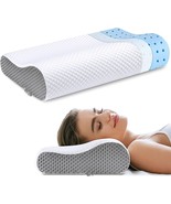 Neck Pillow Contour Memory Foam Pillows for Pain Relief Bed Pillow (23.5... - £12.18 GBP