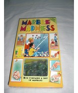 Marble Madness Book By Amanda O&#39;Neil Includes Set Of Marbles Hardcover New - £23.51 GBP
