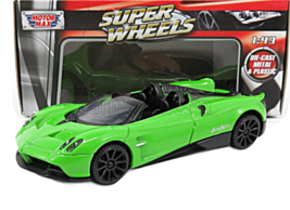 Pagani Huayra Roadster Green, modellino di auto in miniatura MotorMax,... - £27.64 GBP