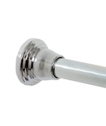Zenith++Shower+Curtain+Rod++72+in.+L+Chrome++Silver - $703.46 MXN