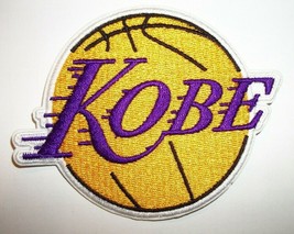 Kobe Bryant Los Angeles Lakers Embroidered PATCH~3 1/2&quot; x x 2 3/4&quot;~Iron or Sew - £3.74 GBP