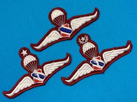 Thailand, Parachutist, Para Wings, Police, Airborne, Cloth, Group Of 3 - £15.48 GBP