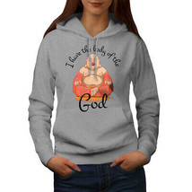 Wellcoda Buddha Funny Bodyshape God Womens Hoodie - £30.47 GBP