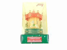Vintage Artmark Carousel Christmas Musical Ornament - £19.78 GBP