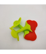 CuddleCubs Creations Teethers Silicone Baby Teethers, Fruit Shape, Green... - $10.99