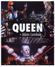 Queen Brian May Adam Lambert SIGNED 8&quot; x 10&quot; Photo + COA Lifetime Guarantee - £171.85 GBP