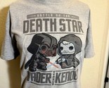 Funko POP! Star Wars Death Star T-Shirt Exclusive Gray Size XL VADER VS ... - $13.09