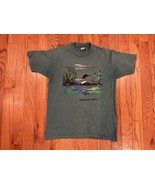 Vintage 90s Men’s T-Shirt Tee Phillips Lake Maine Casual USA Made Goose ... - $23.75