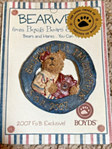 Boyds Bears  Bear Pin &quot;Shoppin’ Til I’M Droppin’&quot; Bearwear 2007 FOB Exclusive - £9.58 GBP