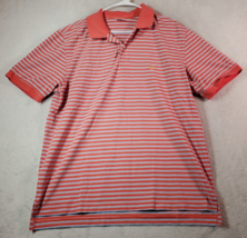 Brooks Brothers Polo Shirt Mens Large Multi Striped Cotton Short Sleeve Collared - £13.36 GBP