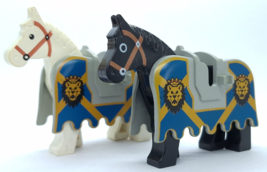 Lego Castle Knights Kingdom Horse Barding King Leo 6091 6095 Lot 2 - £20.19 GBP