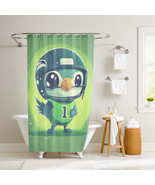 Skylar the Soaring Seahawk Shower Curtain by Dancing Littles Jungle - $39.99
