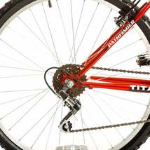 Titan Pathfinder 26 Inch 18-Speed Womens Mountain Bike Suspension Red White New. image 3