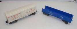 Lot Of 2 Marx Train Cars - 51170 Gondola &amp; 43461 Boxcar - £20.49 GBP