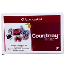 American Girl Courtney Caboodles &amp; Hair Accessories Kit NIB Courtney&#39;s - £49.87 GBP