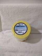 New, Pro Tapes &amp; Specialties Cable Path Tape 6&quot; x 30yds Yellow/Black - £33.25 GBP