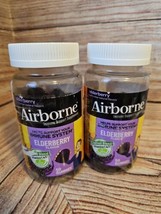 2x Airborne Elderberry Immune Support Gummies 50ct Exp 11/24 - $17.35