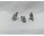 Lot Of (3) Scout Infantry Metal Miniature Soldiers 3/4&quot; - £18.91 GBP