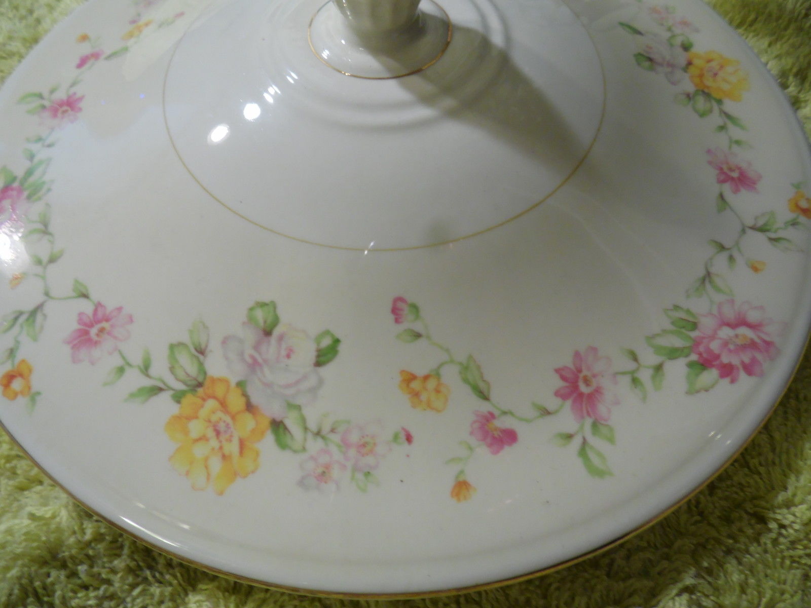 Homer Laughlin Egg Shell Nautilus  Casserole Dish Cover, Replacement  G 40 N 5 - $9.89