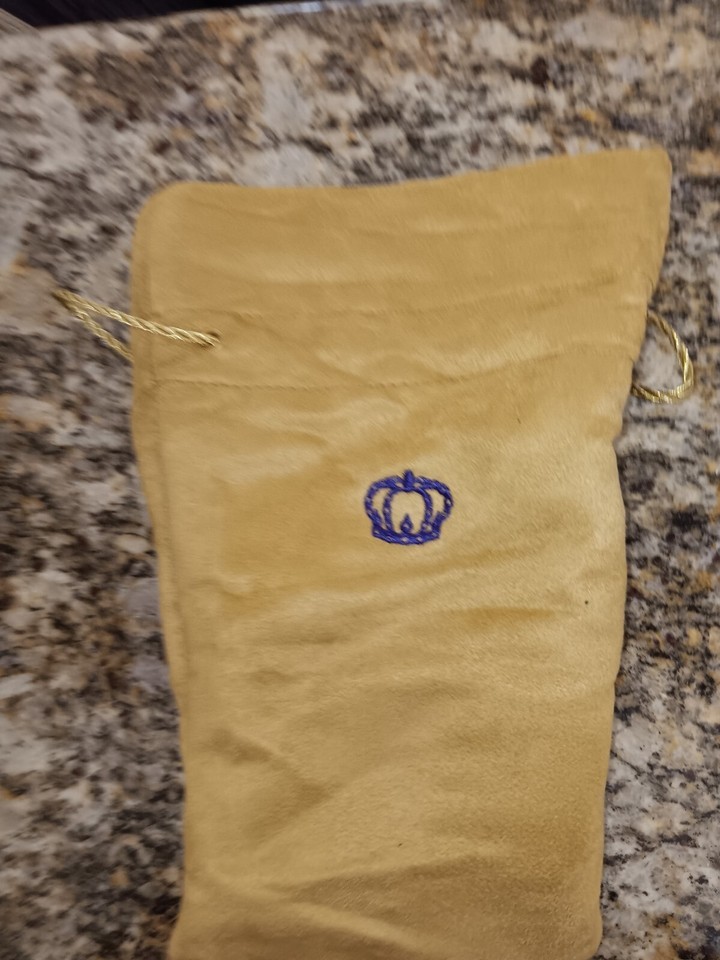 SPECIAL RESERVE CROWN ROYAL LRG TAN BEIGE DRAWSTRING CARRY BOTTLE BAG 13... - $7.91