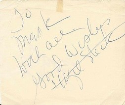 Hazel Steck Signed Vintage Album Page D. 1994 - £31.74 GBP