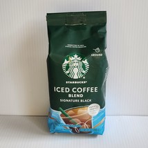 Starbucks ICED COFFEE BLEND Signature Black Medium Ground Crafted for Co... - $7.50