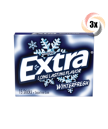3x Packs Wrigley&#39;s Extra Winterfresh Gum | 15 Sticks Per Pack | Sugar Free! - £8.78 GBP