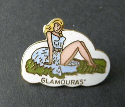 Glamouras Classic Nose Art Usaf Usa Lapel Pin Badge 1.25 Inches - £4.40 GBP