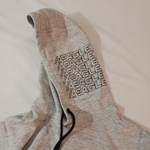 American Eagle Outfitters Men's Gray Cotton Blend Hoodie Pullover Sweatshirt M image 5